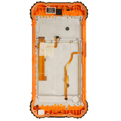 Přední kryt Doogee S58 Pro Orange / oranžový + LCD + dotyková deska, Originál