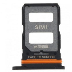 Držák SIM Xiaomi 12 Lite Black / černý, Originál