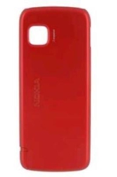 Zadní kryt Nokia 5230 Red / červený + stylus, Originál