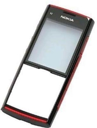 Přední kryt Nokia X2-00 Red / červený, Originál