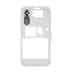 Střední kryt Samsung S5230 Snow White / růžový, Originál