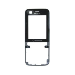 Přední kryt Nokia 6124 Classic Black / černý - logo, Originál