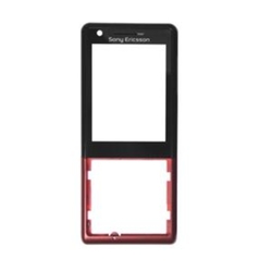 Přední kryt Sony Ericsson J105i Naite Red / červený, Originál