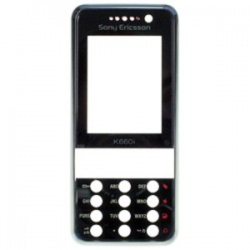 Přední kryt Sony Ericsson K660i Black Violet / černý vínový, Originál