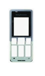 Přední kryt Sony Ericsson T250i Aluminium Silver / stříbrný, Originál