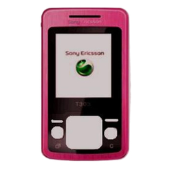 Přední kryt Sony Ericsson T303 Cherry Pink / tmavě růžový, Originál