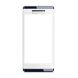 Přední kryt Sony Ericsson U10i Aino White / bílý (Service Pack)