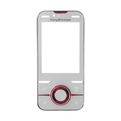 Přední kryt Sony Ericsson U100i Yari White Red / bílý červený (S