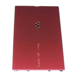 Zadní kryt Sony Ericsson W350i Turbo Red / červený černý, Originál