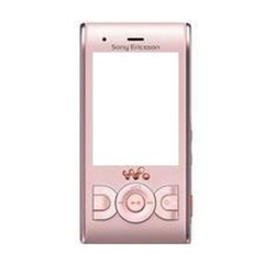 Přední kryt Sony Ericsson W595 Peachy Pink / růžový, Originál