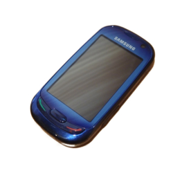Přední kryt Samsung S7550 Blue Earth + dotyková deska, Originál