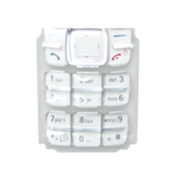 Klávesnice Nokia 1600 Silver / stříbrná (Service Pack)