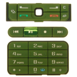 Klávesnice Nokia 3250 Green / zelená (Service Pack)