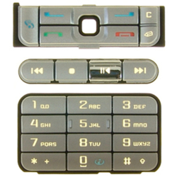 Klávesnice Nokia 3250 Silver / stříbrná, Originál