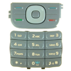 Klávesnice Nokia 5200, 5300 Grey / šedá, Originál