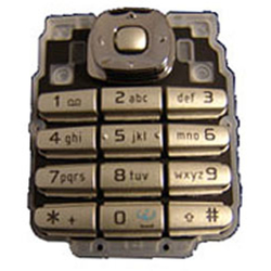 Klávesnice Nokia 6030 Gold / zlatá (Service Pack)