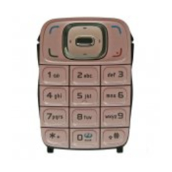 Klávesnice Nokia 6131 Pink / růžová, Originál