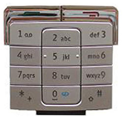 Numerická klávesnice Nokia 6260 stříbrná (Service Pack)