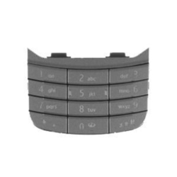 Spodní klávesnice Nokia 6600i Slide Silver / stříbrná (Service P