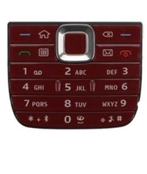 Klávesnice Nokia E75 Red / červená, Originál