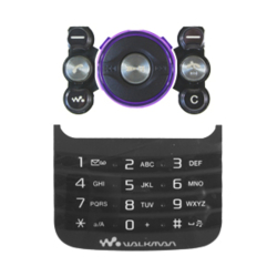 Klávesnice Sony Ericsson W395 Dusky Grey / šedá, Originál