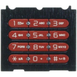 Spodní klávesnice Sony Ericsson W580i Black / černá, Originál