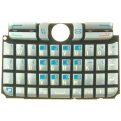 Klávesnice Nokia E61 Silver / stříbrná - anglická, Originál