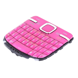 Klávesnice Nokia C3-00 Pink / růžová - anglická (Service Pack)