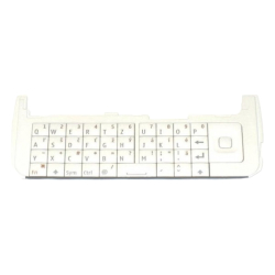 Klávesnice Nokia C6-00 White / bílá - slovenská, Originál