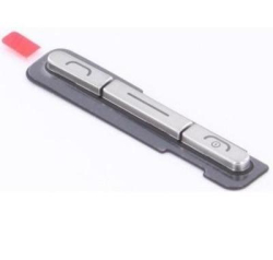 Vrchní klávesnice Nokia C6-00 Silver / stříbrná, Originál