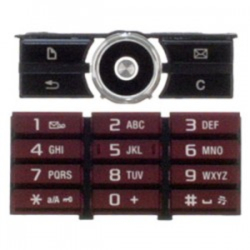 Klávesnice Sony Ericsson G900 Red / červená, Originál