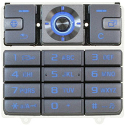 Klávesnice Sony Ericsson K610i Silver / stříbrná, Originál