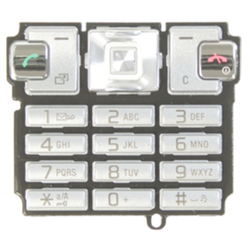 Klávesnice Sony Ericsson T700 Silver / stříbrná (Service Pack)