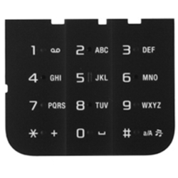 Spodní klávesnice Sony Ericsson U100i Yari Black / černá (Servic