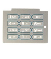 Spodní klávesnice Sony Ericsson W595 Jungle Grey / šedá, Originál