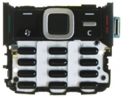 Klávesnice Nokia N82 + membrána + joystick Black / černá (Servic