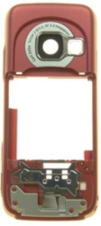 Střední kryt Nokia N73 Red / červený, Originál