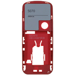 Střední kryt Nokia 5070 Red / červený, Originál