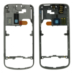 Střední kryt Nokia 6260 Slide Silver / stříbrný, Originál