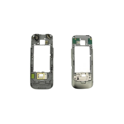 Střední kryt Nokia C5-00 Silver / stříbrný (Service Pack)