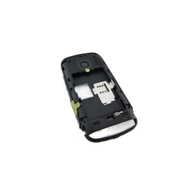 Střední kryt Nokia C2-03 Chrome Black / černý (Service Pack)