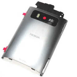 Zadní kryt Nokia X7-00 Silver / stříbrný (Service Pack)