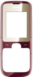 Přední kryt Nokia C2-00 Magenta / červený, Originál