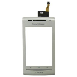 Přední kryt Sony Ericsson Xperia X8, E15 White / bílý + dotyková deska, Originál