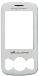 Přední kryt Sony Ericsson W100i Spiro Contrast Black / černý bílý, Originál