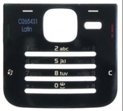 Kryt klávesnice Nokia N78 Black / černý (Service Pack)