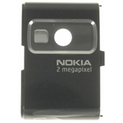 Kryt kamery Nokia 6233 Black / černý - logo, Originál