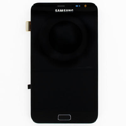 Přední kryt Samsung N7000 Galaxy Note + LCD + dotyková deska Black (Service Pack) - SWAP
