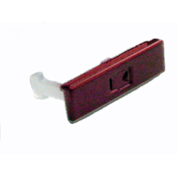 Krytka SD karty Nokia 5130 XpressMusic Red / červená, Originál
