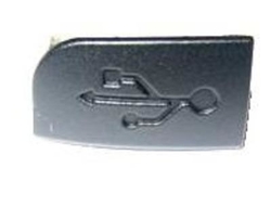 Krytka USB Nokia 6303 Classic Black / černá (Service Pack)